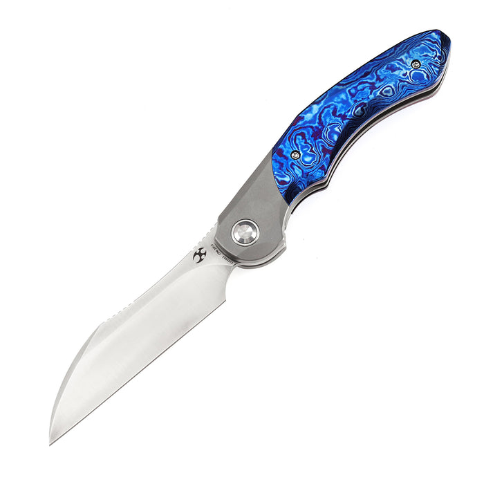 Kansept Knives  Cosmos CPM-20CV钢 钛合金钛马士革柄 K1059A3