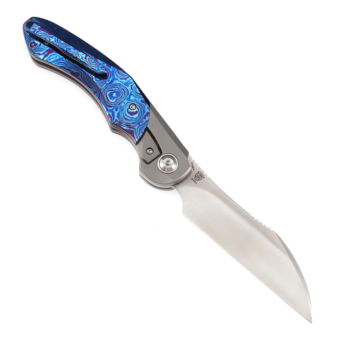 Kansept Knives  Cosmos CPM-20CV钢 钛合金钛马士革柄 K1059A3