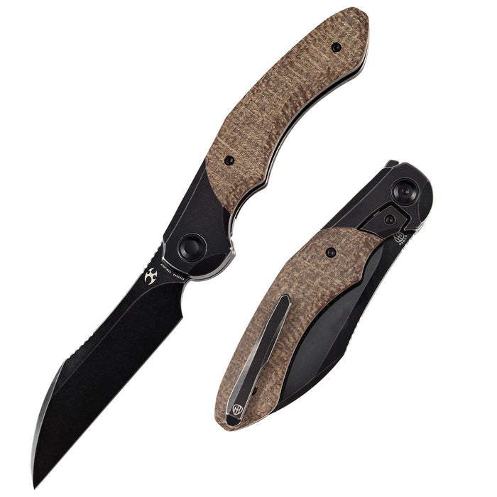 Kansept Knives Cosmos CPM-20CV钢 钛合金米卡塔柄 K1059A4