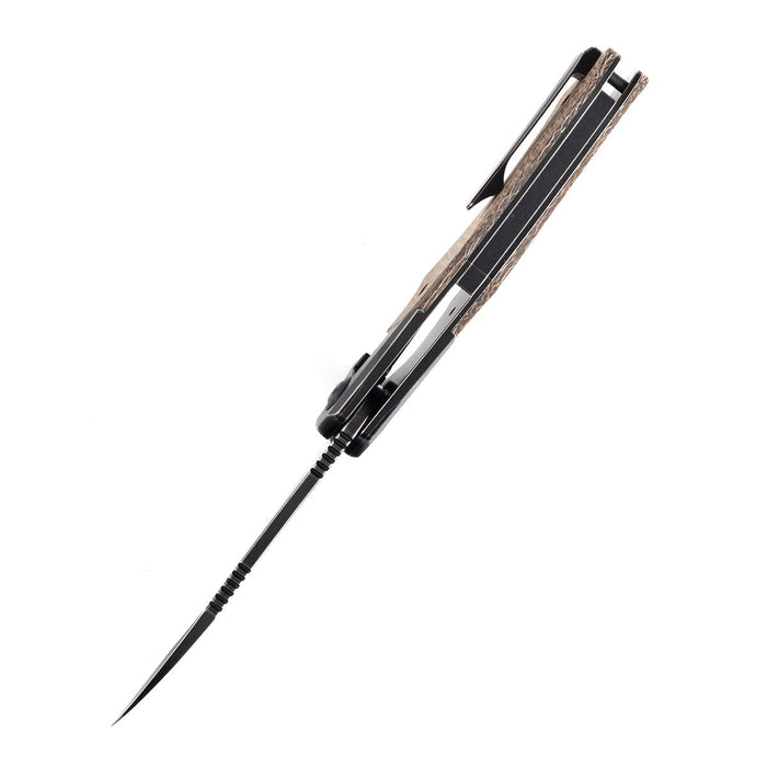 Kansept Knives Cosmos CPM-20CV钢 钛合金米卡塔柄 K1059A4