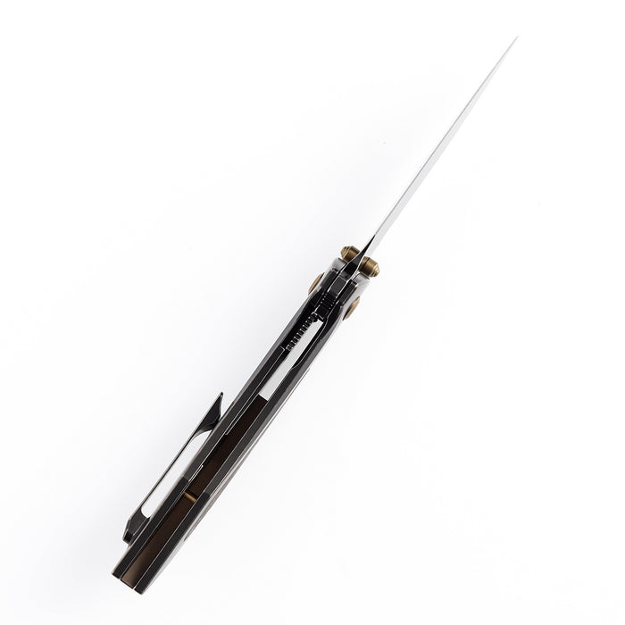 Kansept Knives Baku CPM-S35VN钢 钛合金镶嵌碳纤维 K1056A1