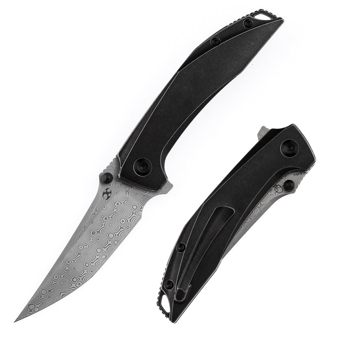 Kansept Knives Baku  大马士革钢 钛合金柄 K1056A5