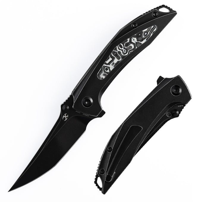 Kansept Knives Baku 大马士革钢 钛合金柄 K1056A6