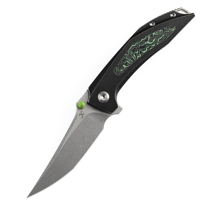 Kansept Knives  Baku CPM-S35VN钢 钛合金镶嵌碳纤维 K1056A7