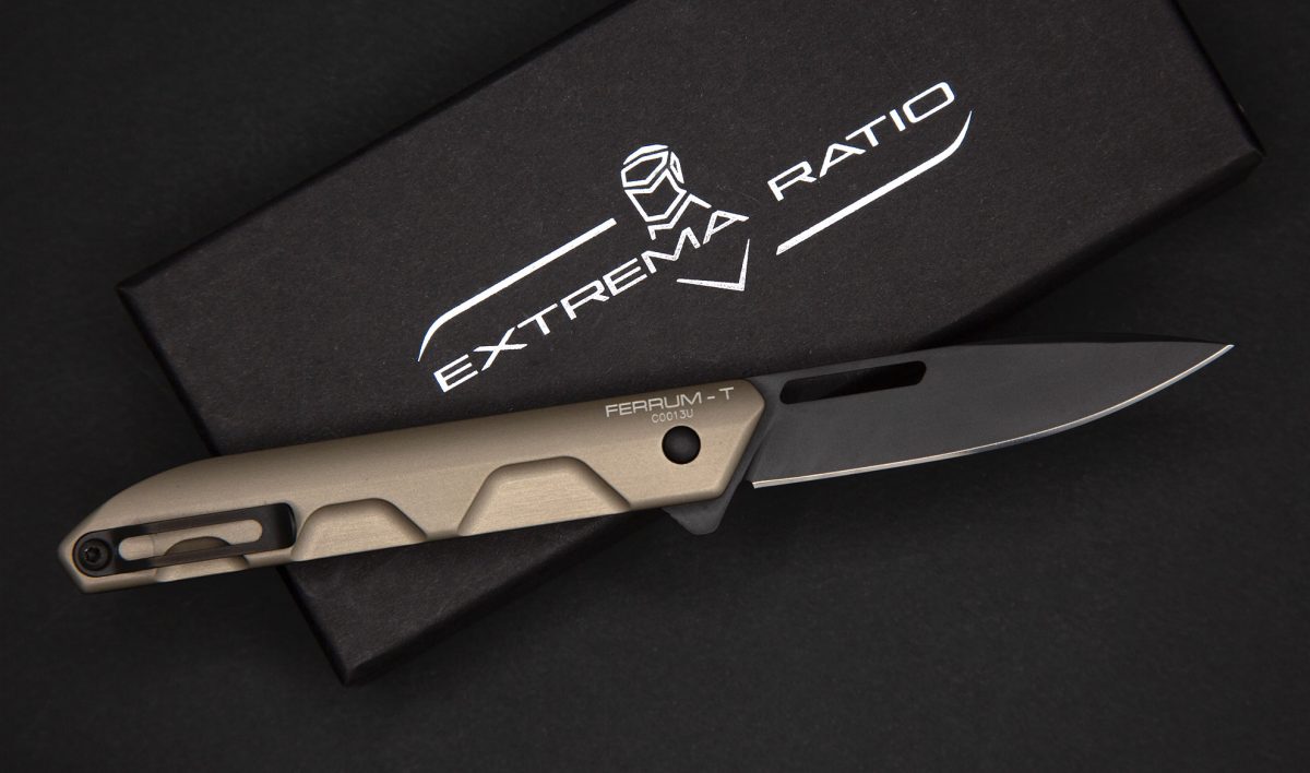 Extrema Ratio 福莱姆 N690钢 铝合金柄 黑色刃 T系列 1680