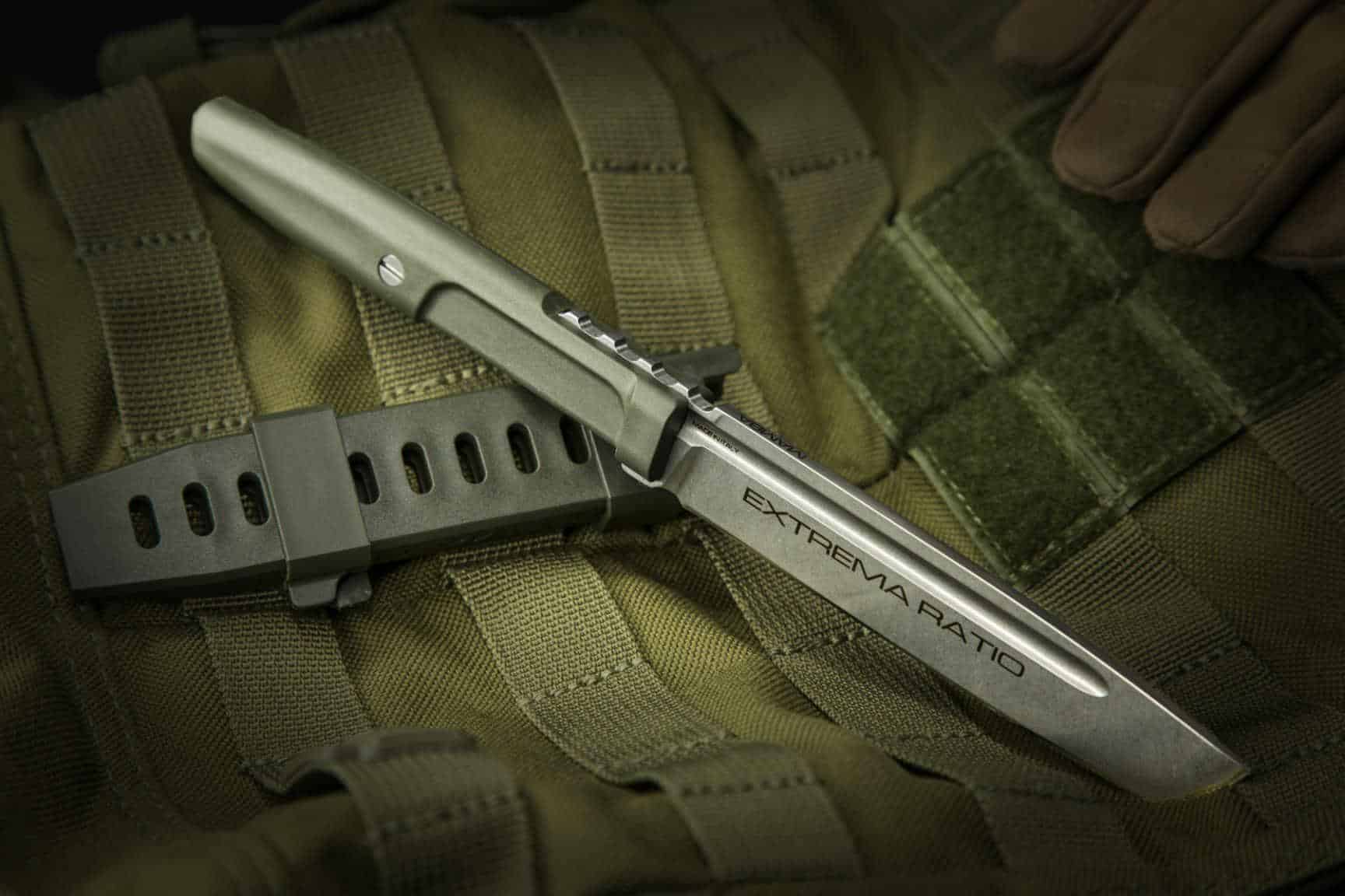 EXTREMA RATIO 极端武力 N690钢 尼龙柄 军绿色 GRN