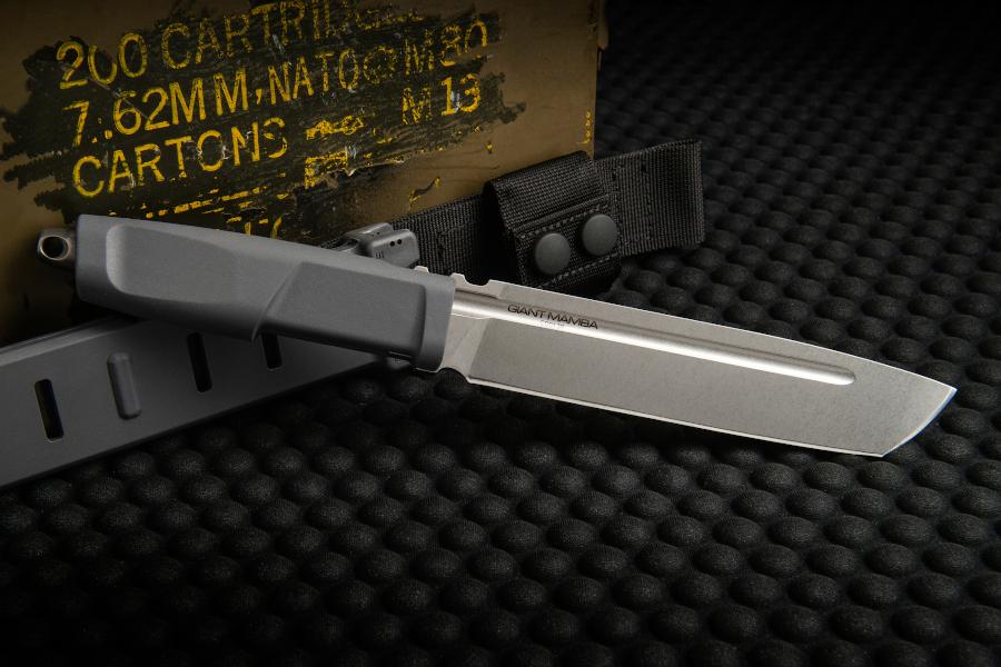 Extrema Ratio 极端武力 巨型曼巴 N690钢 尼龙柄 狼灰色 WG