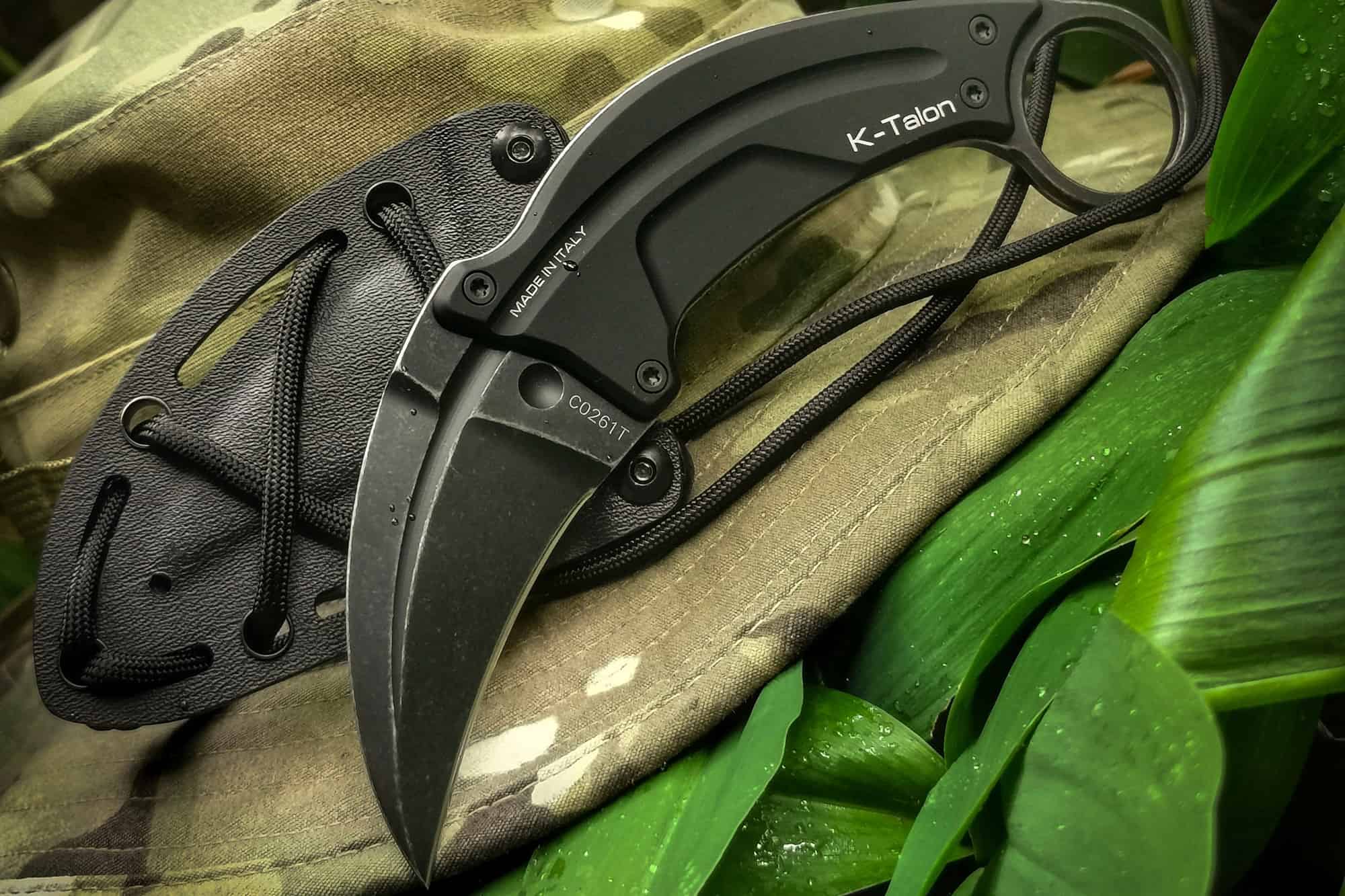 Extrema Ratio K-Talon 极端武力爪刀 黑色石洗 1860