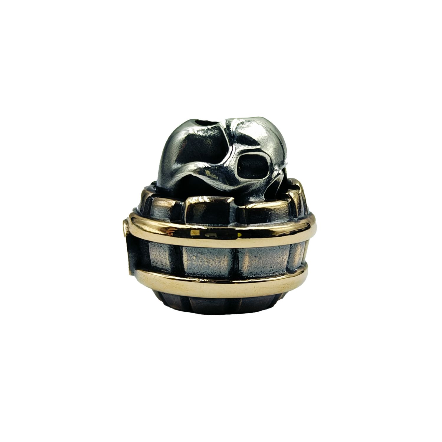 Cpprhd Beads 俄罗斯铜斑蛇桶骷髅伞绳刀坠 1880
