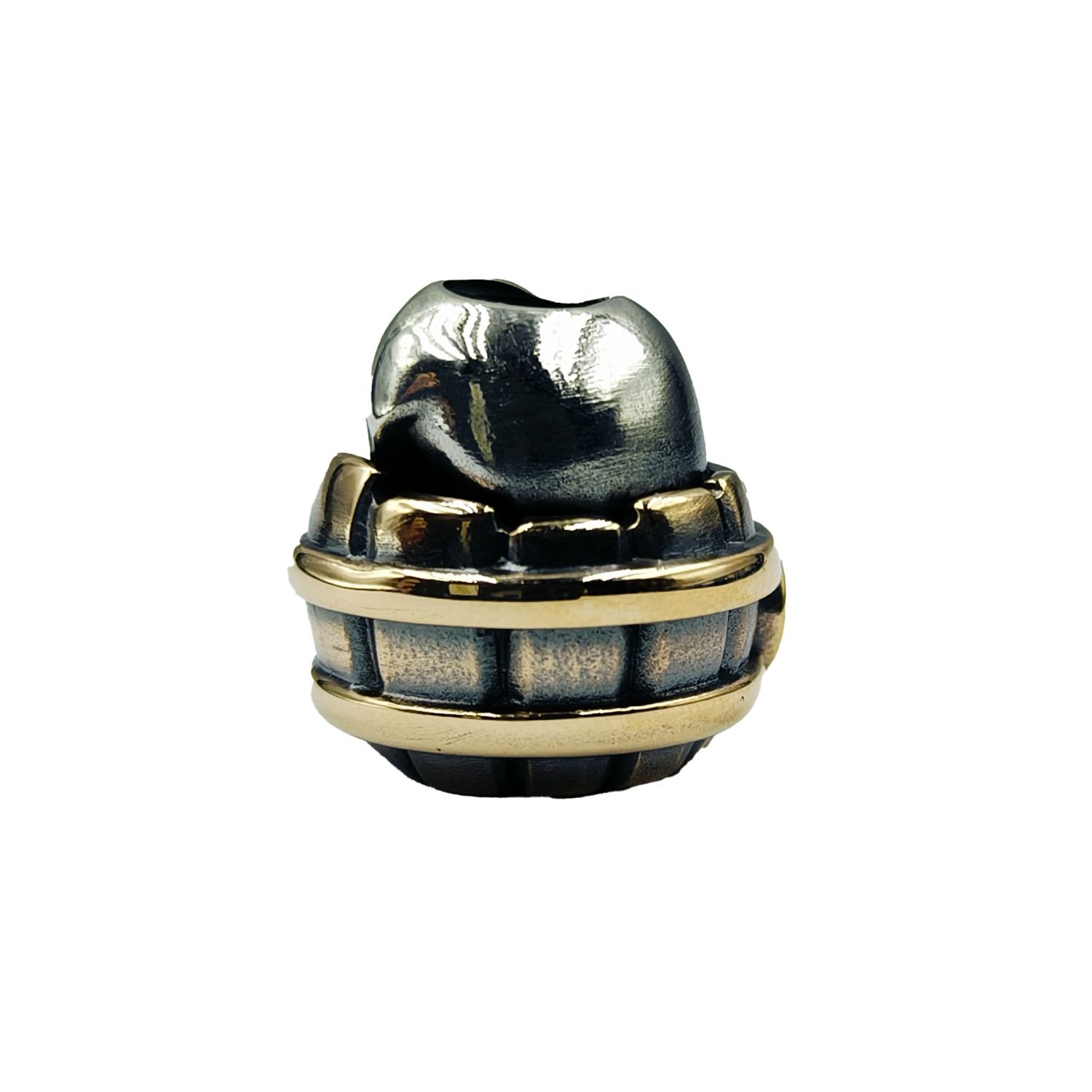 Cpprhd Beads 俄罗斯铜斑蛇桶骷髅伞绳刀坠 1880