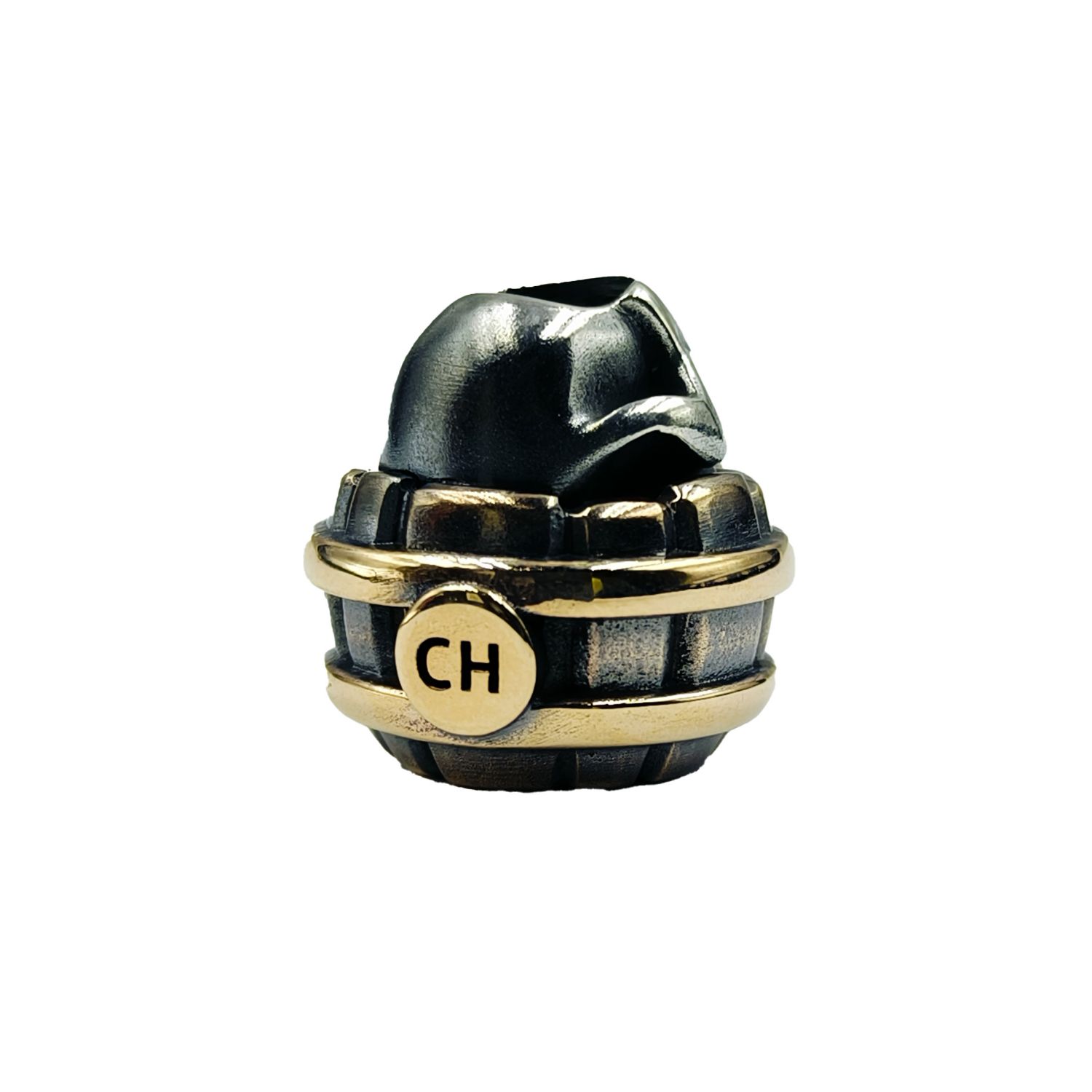 Cpprhd Beads 俄罗斯铜斑蛇桶骷髅伞绳刀坠 1880