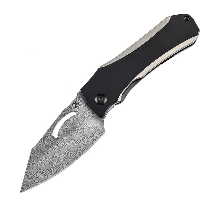 Kansept Knives Loji 大马士革钢 钛合金柄 K1058A3 1100