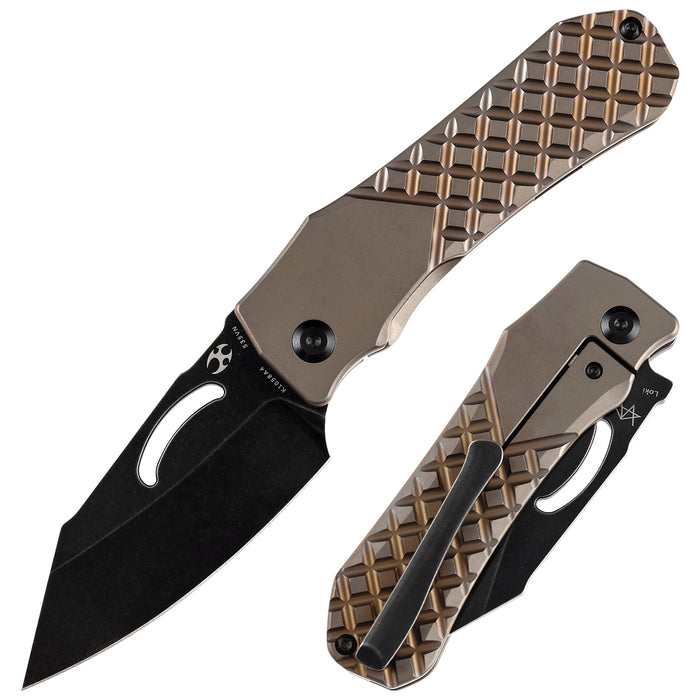 Kansept Knives Loji CPM-S35VN钢 钛合金柄 K1058A4 1180
