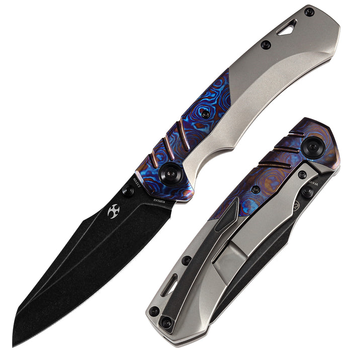 Kansept Knives Weim S35VN钢 钛+钛马+碳纤维柄 K1051A3 2200