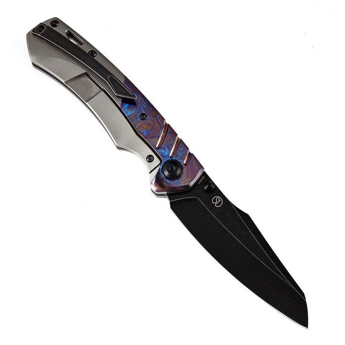 Kansept Knives Weim S35VN钢 钛+钛马+碳纤维柄 K1051A3 2200