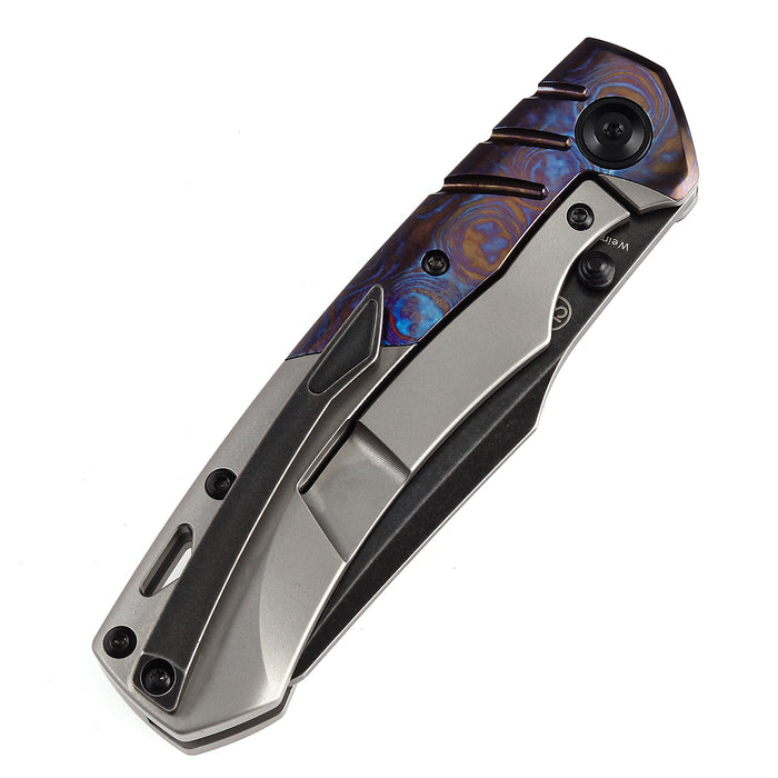 Kansept Knives Weim S35VN钢 钛+钛马+碳纤维柄 K1051A3 2200