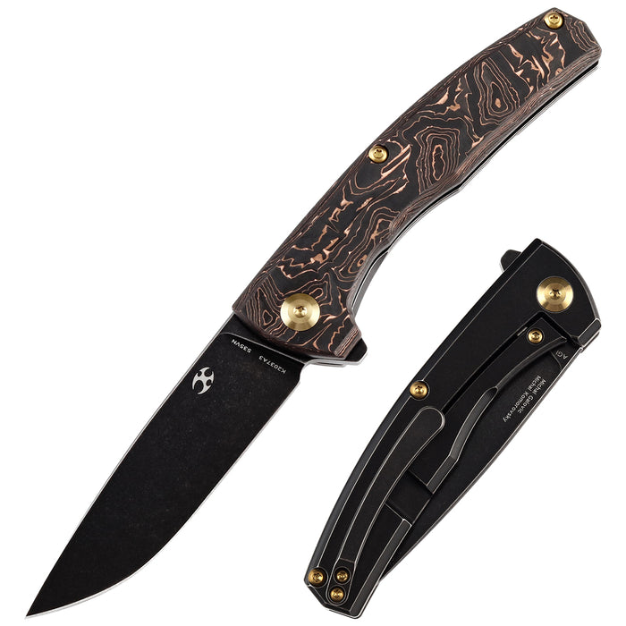 Kansept Knives AGI CPM-S35VN钢 碳纤维柄 K2037A3 1029