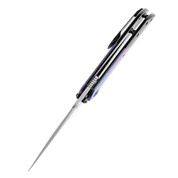 Kansept Knives Fenrir CPM-S35VN钢 钛+钛马士革柄 K1034A7 1800