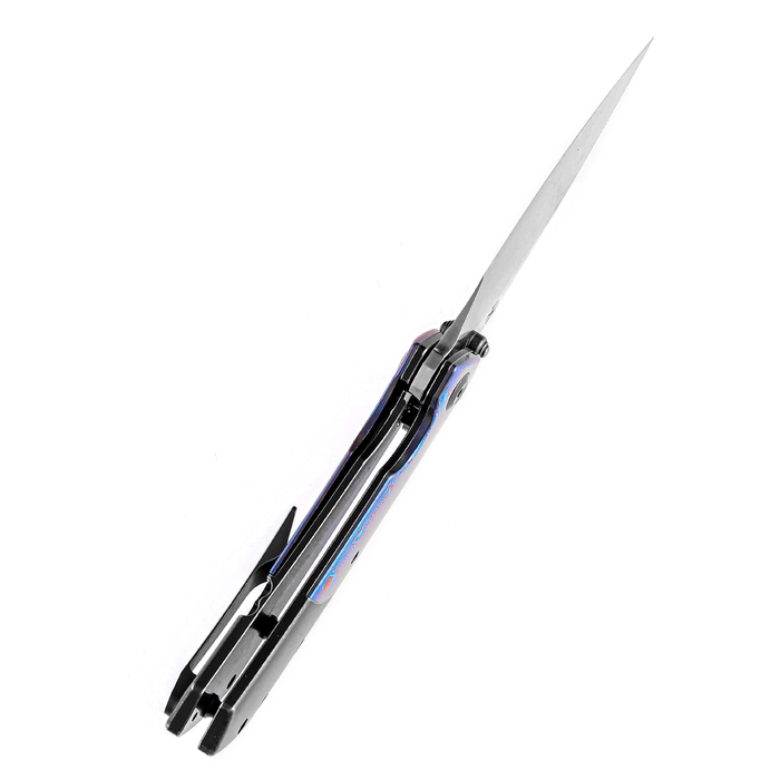 Kansept Knives Fenrir CPM-S35VN钢 钛+钛马士革柄 K1034A7 1800
