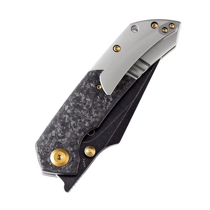 Kansept Knives Fenrir CPM-S35VN钢 钛+碳纤维柄 K1034L1 1246