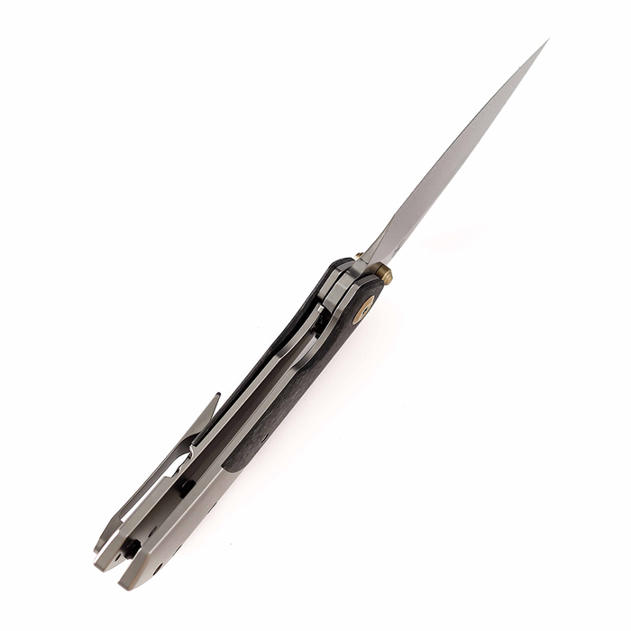 Kansept Knives Fenrir 大马士革钢 钛合金+碳纤维柄 K1034B1 1246
