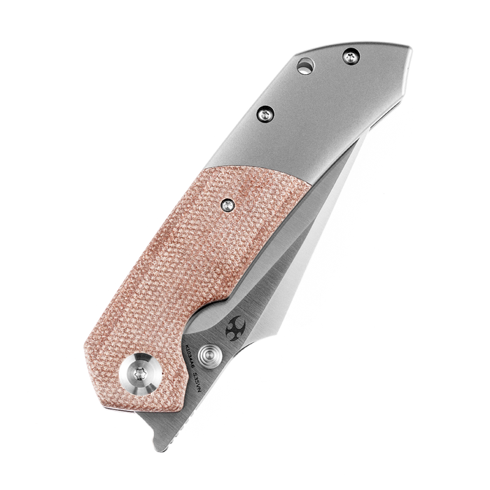 Kansept Knives Fenrir S35VN钢 钛合金+米卡塔柄 K1034A6 1300