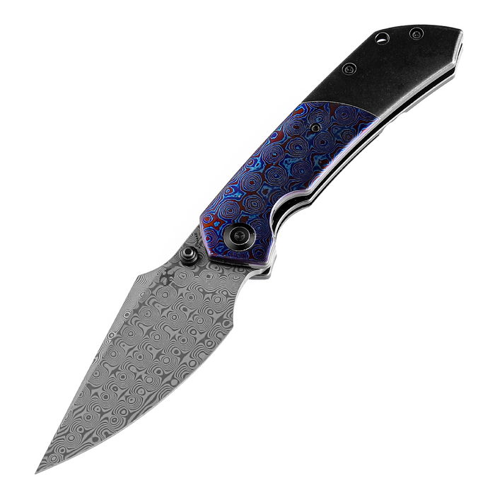 Kansept Knives Fenrir 大马士革钢 钛合金+钛马士革柄 K1034A8 1760