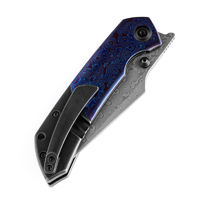 Kansept Knives Fenrir 大马士革钢 钛合金+钛马士革柄 K1034A8 1760
