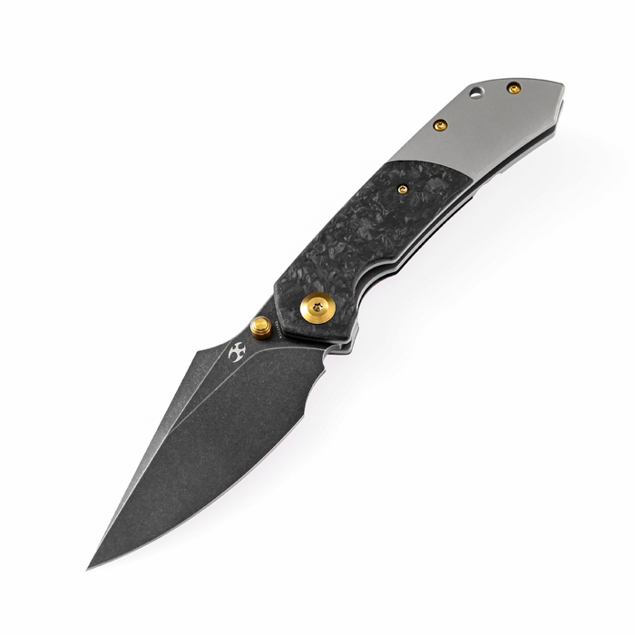 Kansept Knives Fenrir S35VN钢  钛合金+碳纤维柄 K1034A1 1250