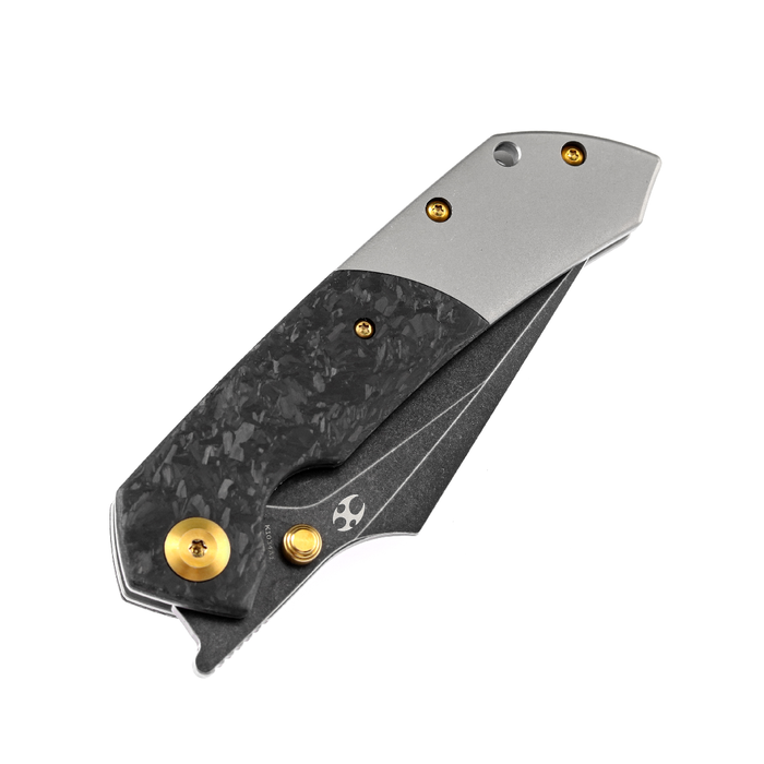 Kansept Knives Fenrir S35VN钢  钛合金+碳纤维柄 K1034A1 1250
