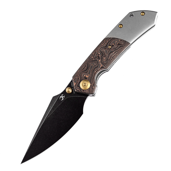Kansept Knives Fenrir S35VN钢 钛合金+碳纤维柄 K1034A9 1380