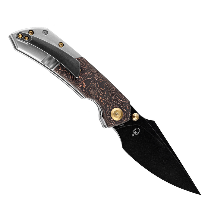 Kansept Knives Fenrir S35VN钢 钛合金+碳纤维柄 K1034A9 1380