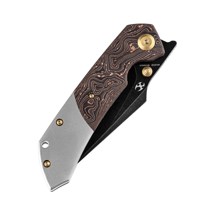 Kansept Knives Fenrir S35VN钢 钛合金+碳纤维柄 K1034A9 1380