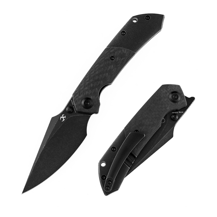 Kansept Knives Fenrir S35VN钢 钛合金+碳纤维柄 K1034A4 1380