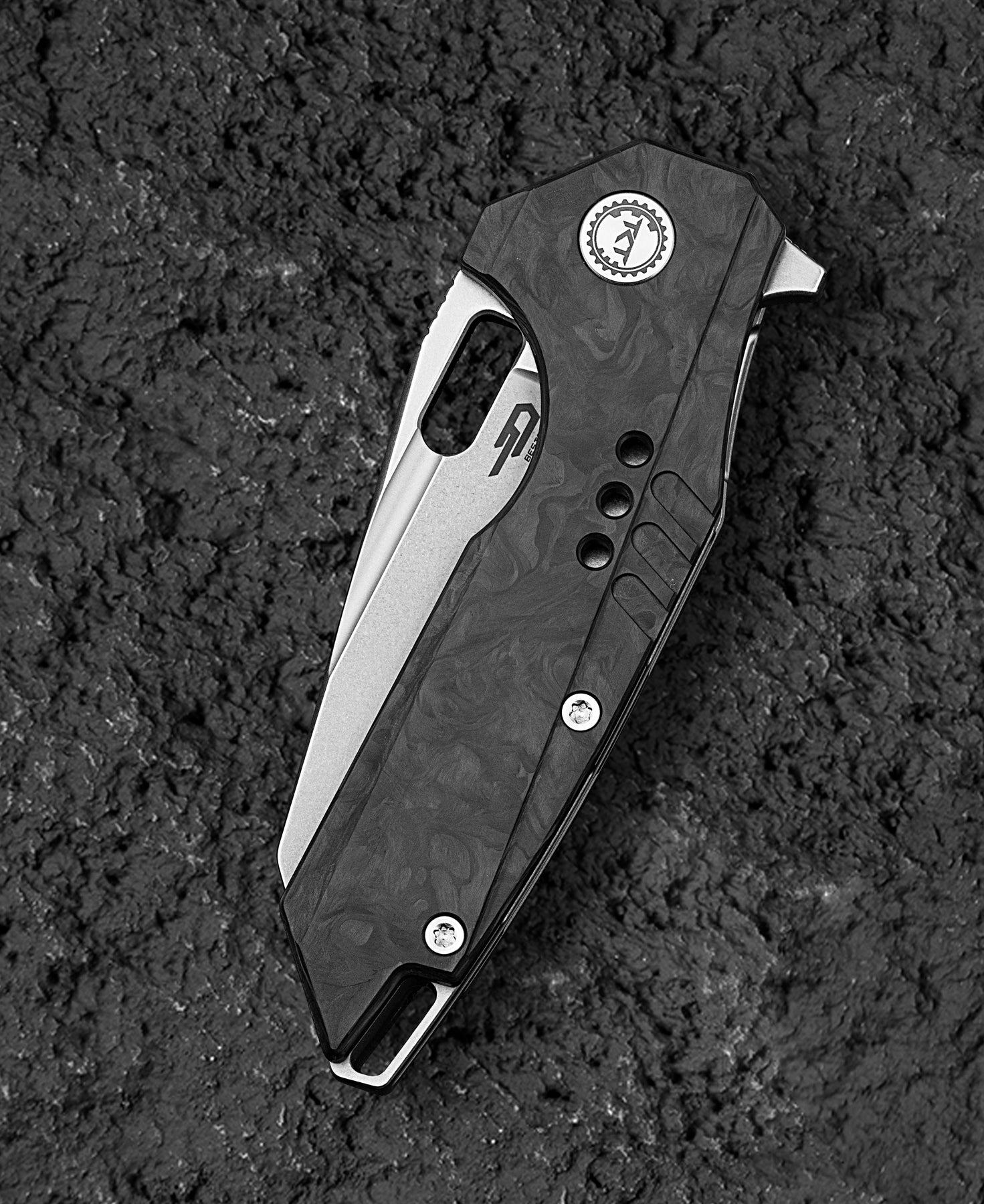 Bestech Knives NYXIE 3 S35VN钢 碳纤维+钛合金柄 BT2308C 1760