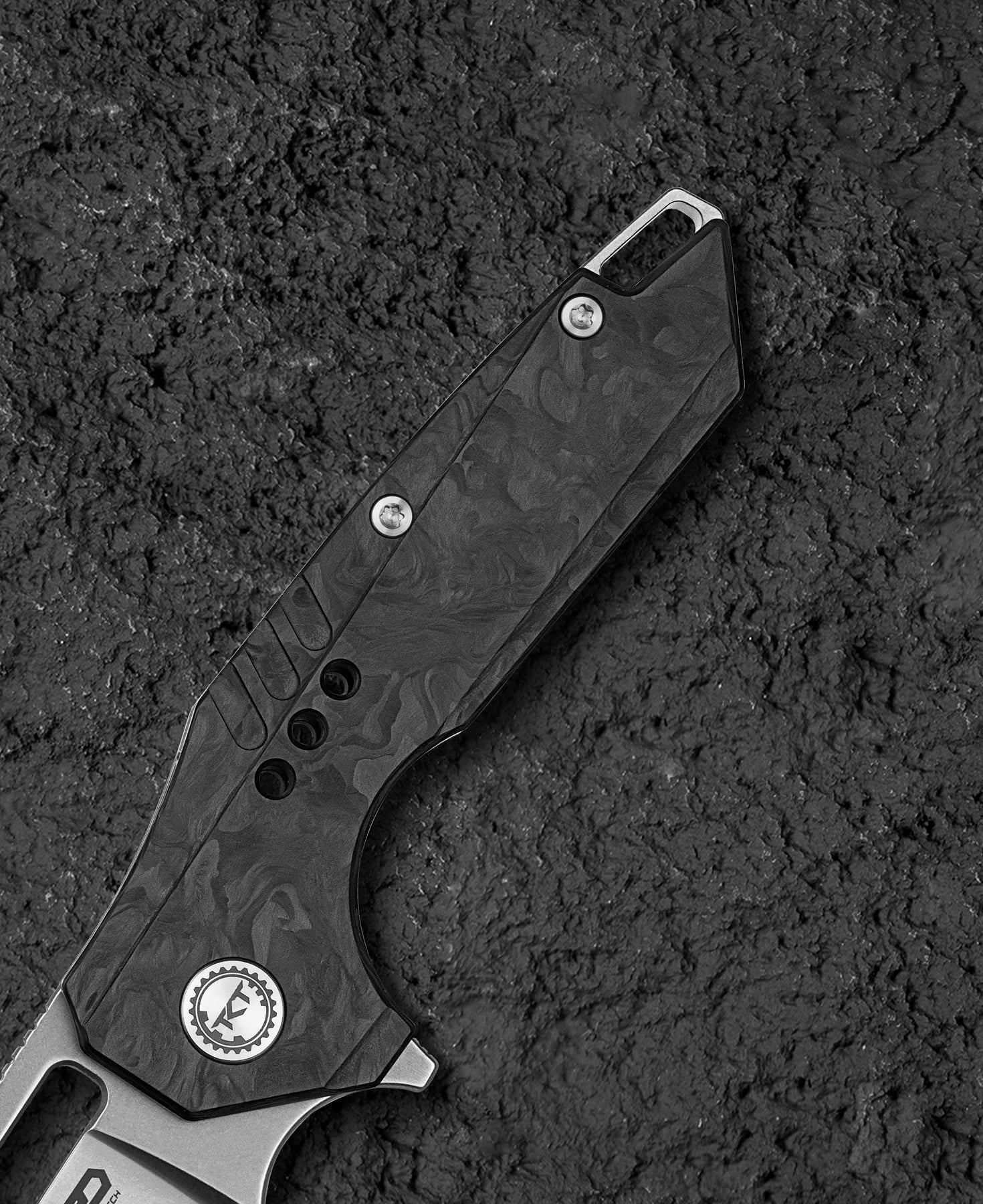 Bestech Knives NYXIE 3 S35VN钢 碳纤维+钛合金柄 BT2308C 1760
