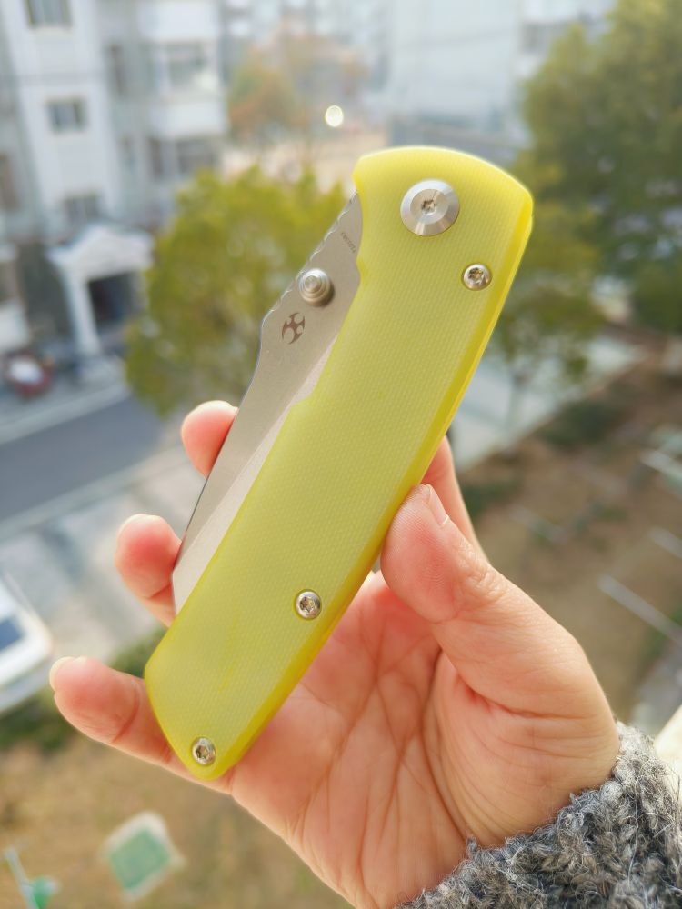 Kansept Main Street 154CM钢 G10手柄 T1015B3 黄色 558