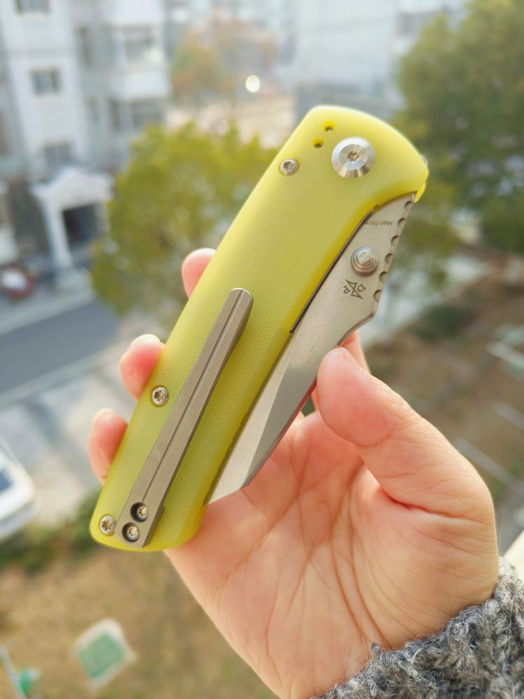 Kansept Main Street 154CM钢 G10手柄 T1015B3 黄色 558