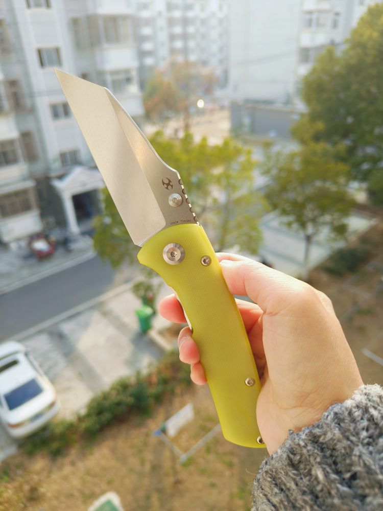 Kansept Main Street 154CM钢 G10手柄 T1015B3 黄色 558