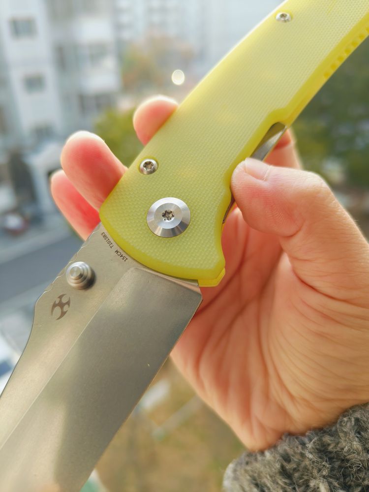 Kansept Main Street 154CM钢 G10手柄 T1015B3 黄色 558