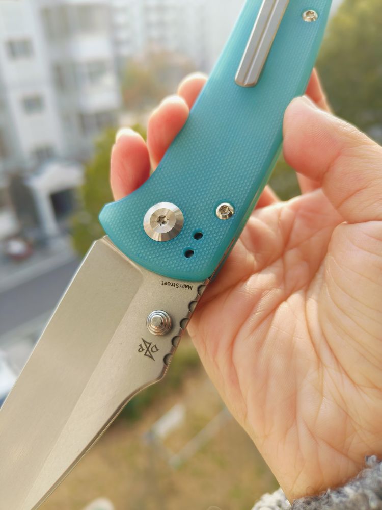 Kansept Main Street 154CM钢 G10手柄 T1015B4 蓝色 558