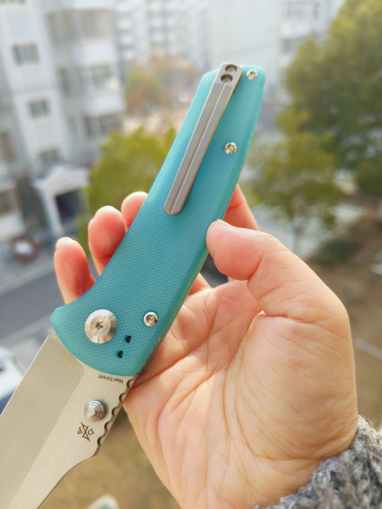 Kansept Main Street 154CM钢 G10手柄 T1015B4 蓝色 558