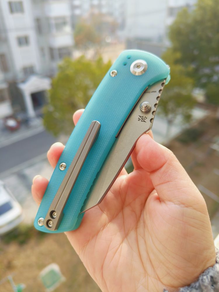 Kansept Main Street 154CM钢 G10手柄 T1015B4 蓝色 558