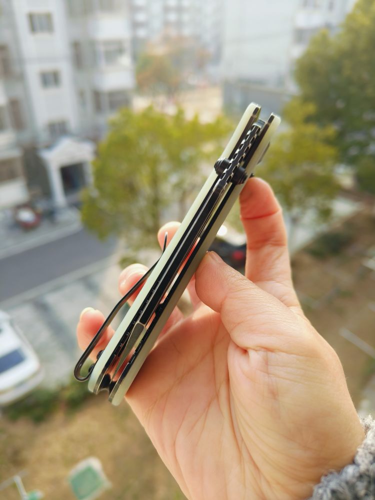 Kansept Main Street 154CM钢 G10手柄 T1015V7 玉色 548