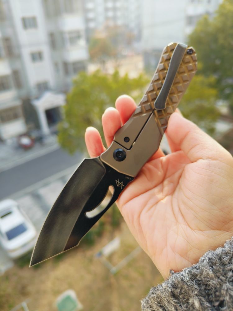 Kansept Knives Loji CPM-S35VN钢 钛合金柄 K1058A4 1180