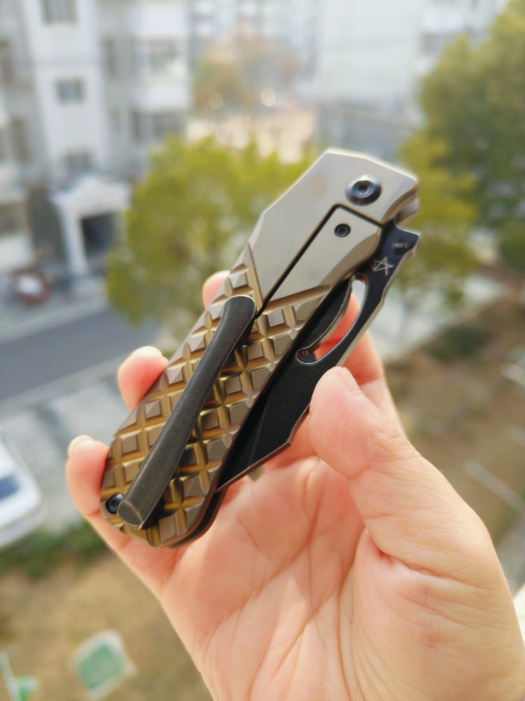 Kansept Knives Loji CPM-S35VN钢 钛合金柄 K1058A4 1180