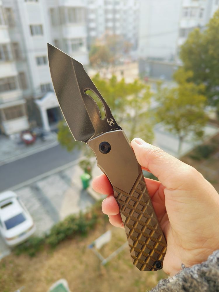 Kansept Knives Loji CPM-S35VN钢 钛合金柄 K1058A4 1180