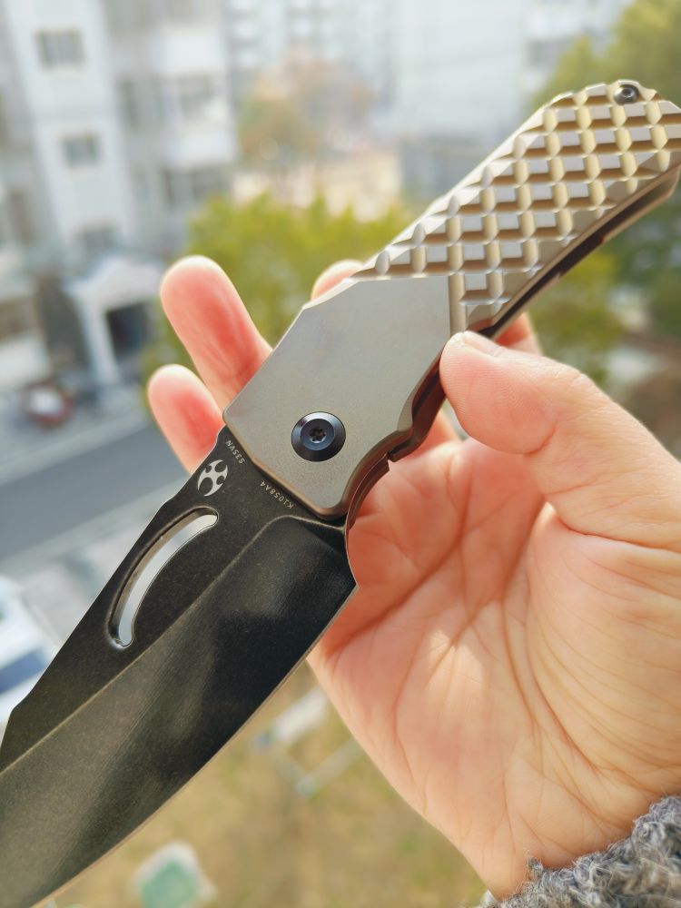 Kansept Knives Loji CPM-S35VN钢 钛合金柄 K1058A4 1180