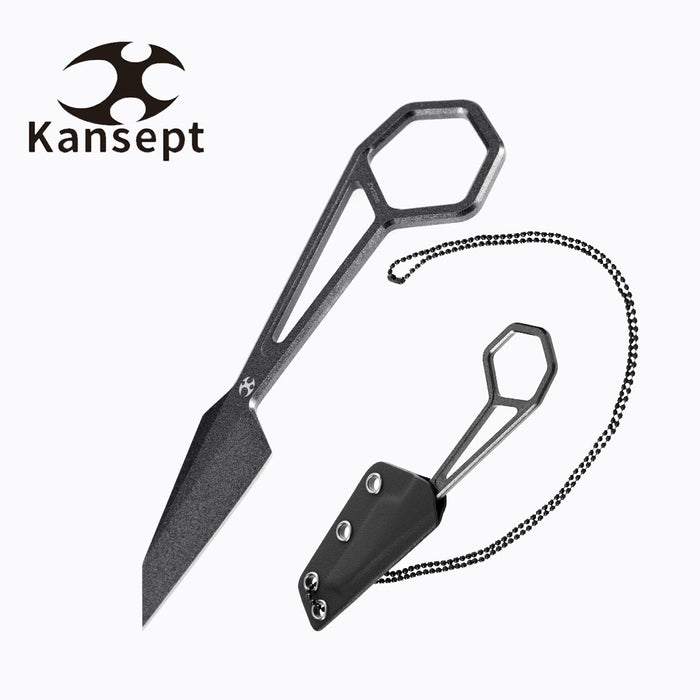 Kansept Knives HEX 14C28N钢 G001A2 黑色涂层 280