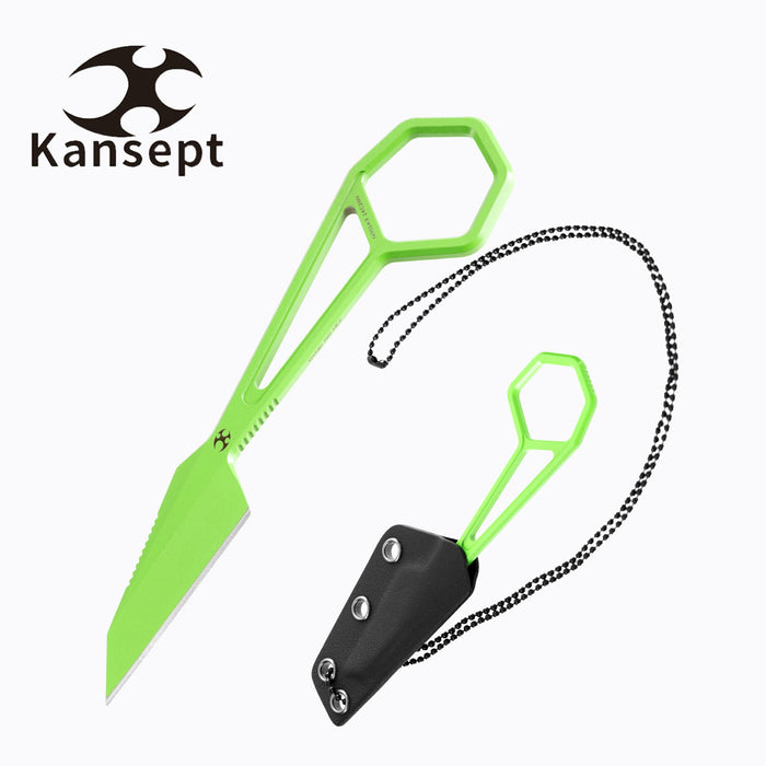 Kansept Knives HEX 14C28N钢 G001A3 绿色涂层 290